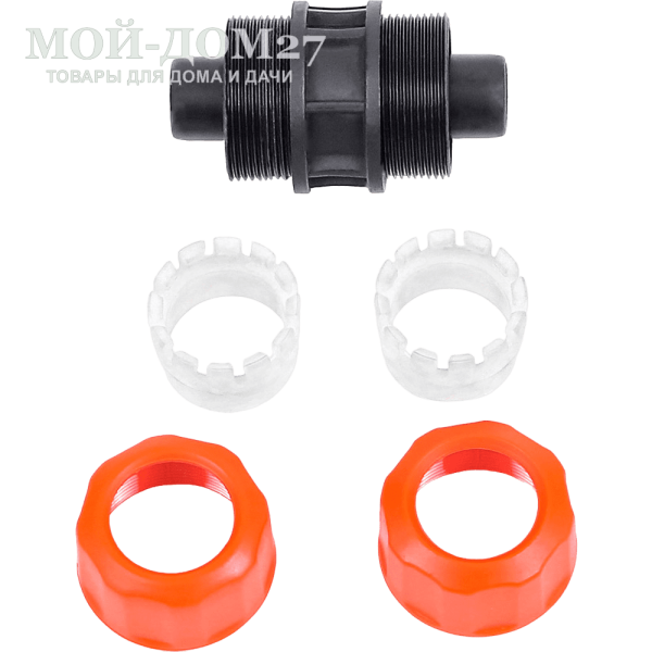 Муфта соединительная ЖУК 3/4 - 3/4 | Мой-Дом27 Муфта соединительная ЖУК 3/4 - 3/4 | Мой-Дом27 | Муфта используется для соединения и ремонта шлангов диаметром 3/4"