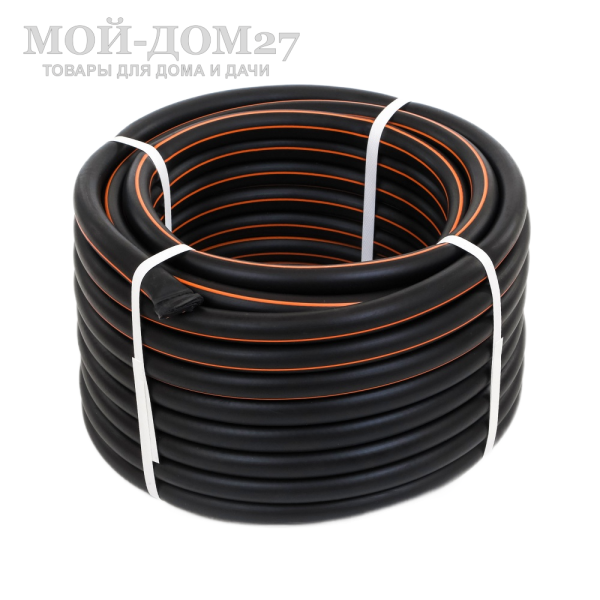 Шланг морозостойкий Жук Оптима 3/4” (25 метров) | Мой-Дом27 | Диаметр шланга: 3/4" (19 мм).<br>
 Рабочее давление: 6 АТМ.<br>
 Армирован полиамидной нитью.<br>
 Плетение нити: ромбовидное.<br>
 Морозостойкойкость: до -30°C.<br>
 Длина шланга в бухте: 25 метров.<br>
