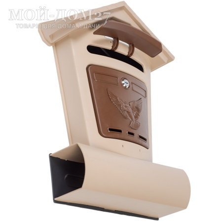Ящик почтовый ЭЛИТ бежевый | Мой-Дом27 | <u>Материал</u>:&nbsp;пластик&nbsp;<br>
 <u>Комплектация</u>:&nbsp;ящик с металлическим замком с 2-мя ключами&nbsp;<br>