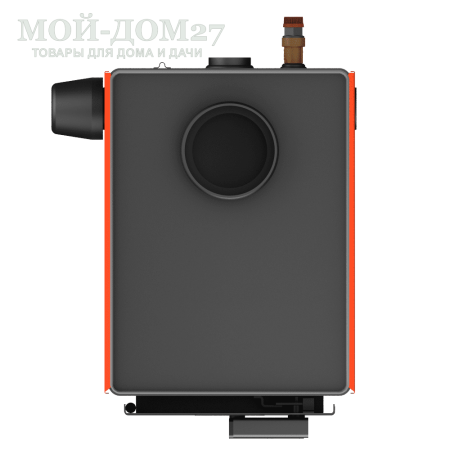 Твердотопливный котел СТЭН mini 7 | Мой-Дом27 | Мощность 7 кВт (отапливаемая площадь до 70 м2)<br>
Котёл предназначен для работы на твёрдом топливе, с резьбовым фланцем для установки блока ТЭНов, рабочее давление в котле 1кгс/см2. Боковые декоративные панели - съемные