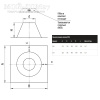 Крышная разделка прямая 210 мм | Мой-Дом27 Крышная разделка прямая 210 мм | Мой-Дом27 | Предназначена для прохода дымохода через крышу здания под углом 90°