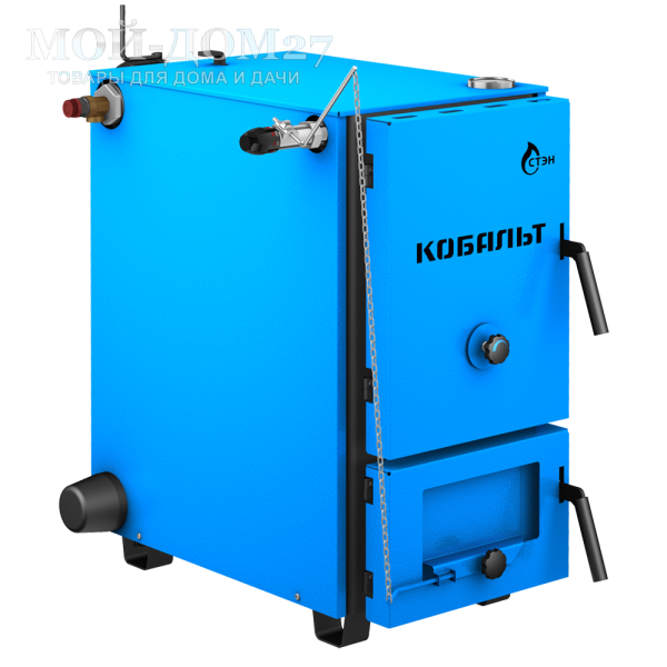 Твердотопливный котел КОБАЛЬТ 25 | Мой-Дом27 Твердотопливный котел КОБАЛЬТ 25 | Мой-Дом27 | Мощность 25 кВт (отапливаемая площадь до 250 м2)<br>
Котёл предназначен для работы на твёрдом топливе, с резьбовым фланцем для установки блока ТЭНов, рабочее давление в котле 3 кгс/см2.