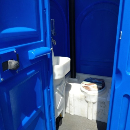 Туалетная кабина "ЛЮКС" EcoGR (Синий)