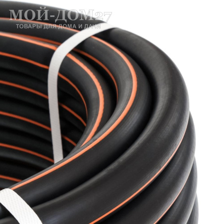 Шланг морозостойкий Жук Оптима 1/2” (50 метров) | Мой-Дом27 | Диаметр шланга: 1/2" (12,5 мм).<br>
 Рабочее давление: 6 АТМ.<br>
 Армирован полиамидной нитью.<br>
 Плетение нити: ромбовидное.<br>
 Морозостойкойкость: до -30°C.<br>
 Длина шланга в бухте: 50 метров.<br>