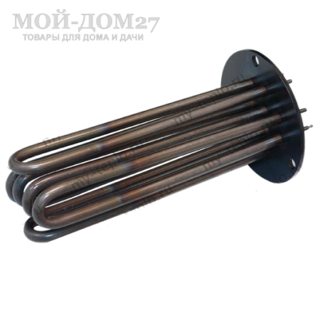 БлокТЭН G2-1/2” - 7,5 кВт для ЭлектроКотла Сангай | Мой-Дом27 | <u>Мощность</u>: 7,5 кВт (2,5+5 кВт)<br>
 <u>Резьба</u>: G 2½"<br>
 Электропитание: 220/380 В<br>
 Длина нагревательного элемента: 19,5 см<br>
 Комплектация: ТЭН<br>
 Материал: нержавеющая сталь<br>
