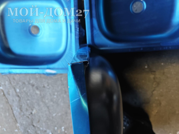 Уценка! Мойка из нержавеющей стали | Мой-Дом27 | 2 мойки имеют по одной небольшой вмятине не нарушающие геометрию и герметичность<br>
1 мойка имеет повреждение боковой кромки