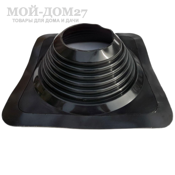 Мастер Флэш (крышная разделка) прямая 178-330 мм | Мой-Дом27 | Крышная разделка - резиновая. Диаметр от 178 до 330 мм. Защищает выход дымохода из крыши от внешних осадков.