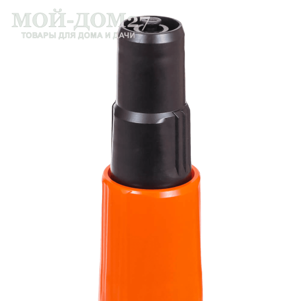 Насадка на шланг регулируемая | Мой-Дом27 | Насадка на шланг с регулируемой форсункой дает возможность выбрать оптимальное распыление для полива. Присоединяется к шлангу, оснащенному коннектором.