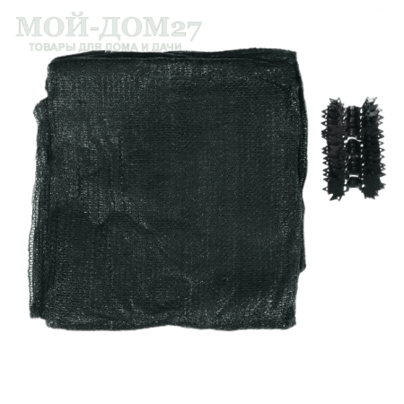 Затеняющая (притеняющая 55%) сетка 4х8 метров | Мой-Дом27 Затеняющая (притеняющая 55%) сетка 4х8 метров | Мой-Дом27 | Комплект: сетка с прошитыми краями - ширина 4 метра, длина 8 метров и клипсы для крепления (длина дуги в теплицы шириной 3 метра - от 5,9 до 5,98 метра, а у теплицы шириной 4 метра длина дуги 8 метров).
Идеально подойдет для затенения теплицы из сотового поликарбоната