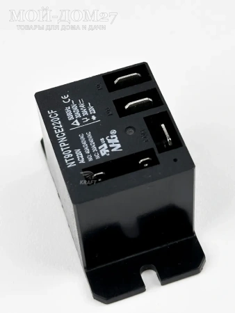 Реле электромагнитное NT90TPNCE220CF (с закрытыми контактами)  | Мой-Дом27 | Электромагнитное реле с фланцевым креплением NT90TPNCE220CF может применяться в электронном оборудовании, кондиционерах, бытовой технике и т.д.