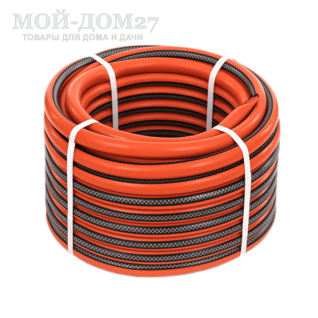 Шланг морозостойкий Жук Классик 3/4” (25 метров) | Мой-Дом27 | Диаметр шланга: 3/4" (19 мм).<br>
 Рабочее давление: 8 АТМ.<br>
 Армирован полиамидной нитью.<br>
 Плетение нити: ромбовидное.<br>
 Морозостойкойкость: до -30°C.<br>
 Длина шланга в бухте: 25 метров.<br>