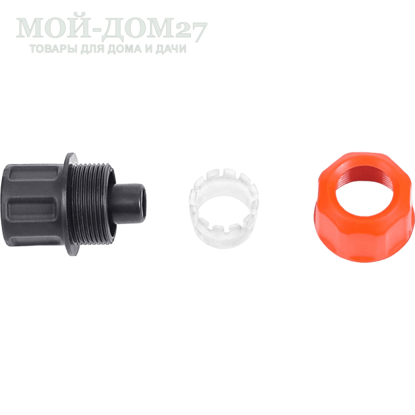 Цанговый зажим ЖУК 1/2" | Мой-Дом27 | Самое надежное соединение шланга, исключающее возможность подтеканий, обеспечивается цанговым зажимом. 