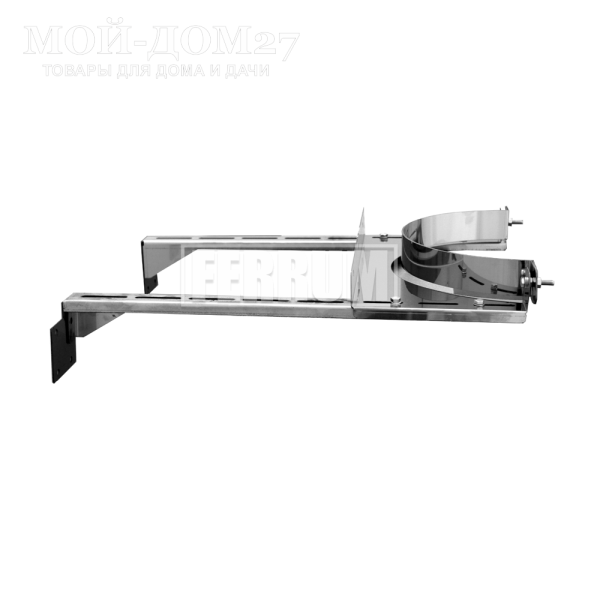 Штанга для стенового хомута 500 мм | Мой-Дом27 | Используется для крепления дымохода к стене или мачте на расстоянии до 50 см.